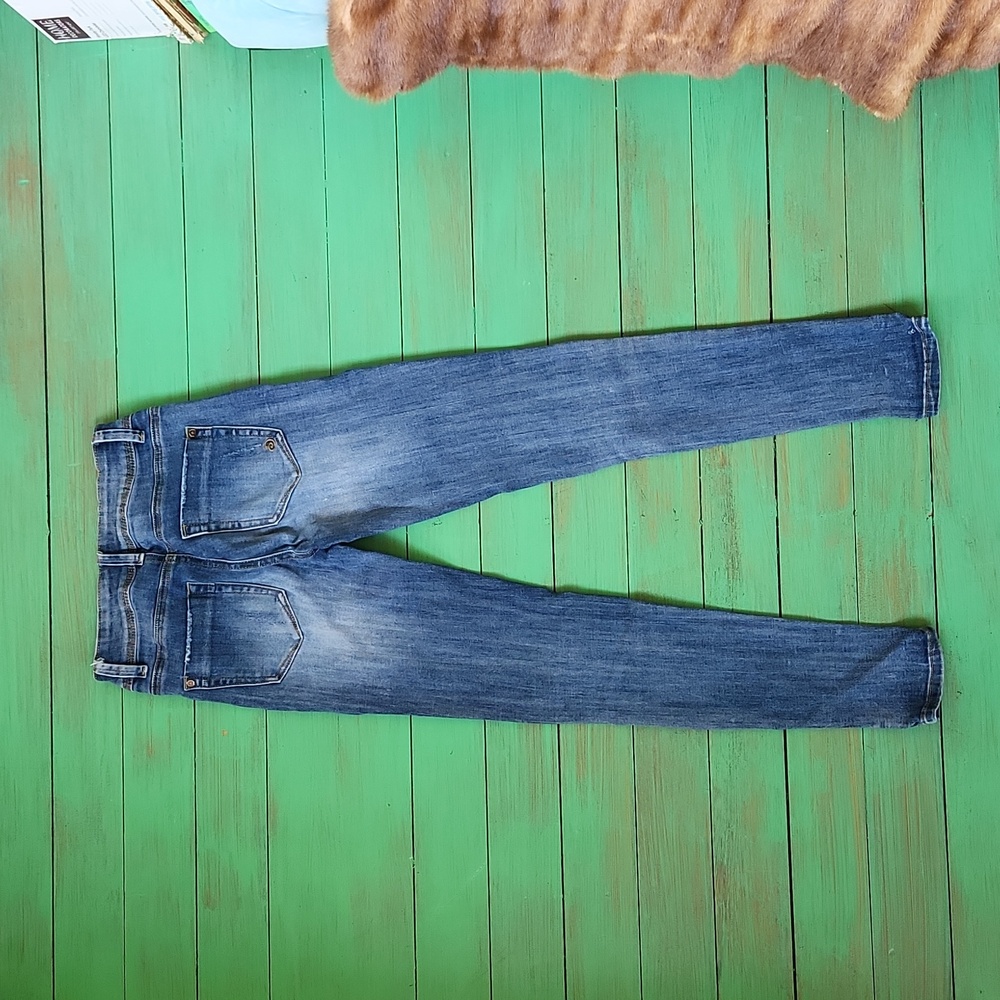 Indigo Reign Blue Jeans Women Size 24 Length 27 - Picture 3 of 3